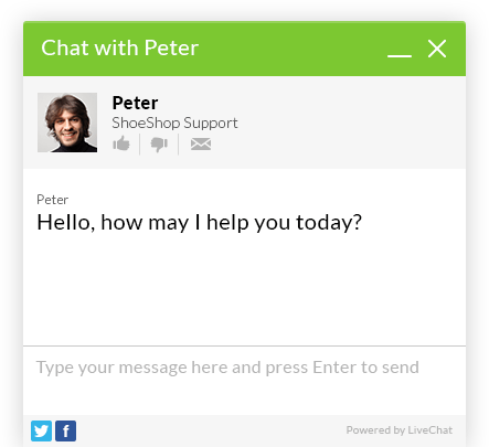 Visite découverte de LiveChat : Incitez vos clients à être actifs sur votre site.